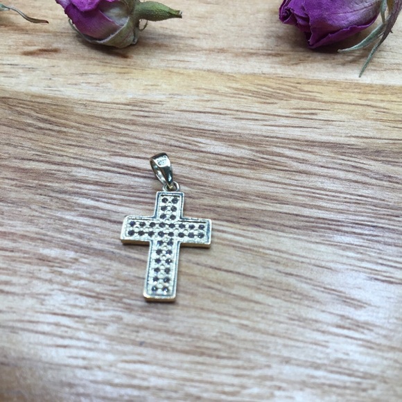10kt gold cross (new) - Picture 7 of 8